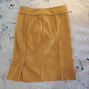 Banana Republic Mustard Pencil Skirt